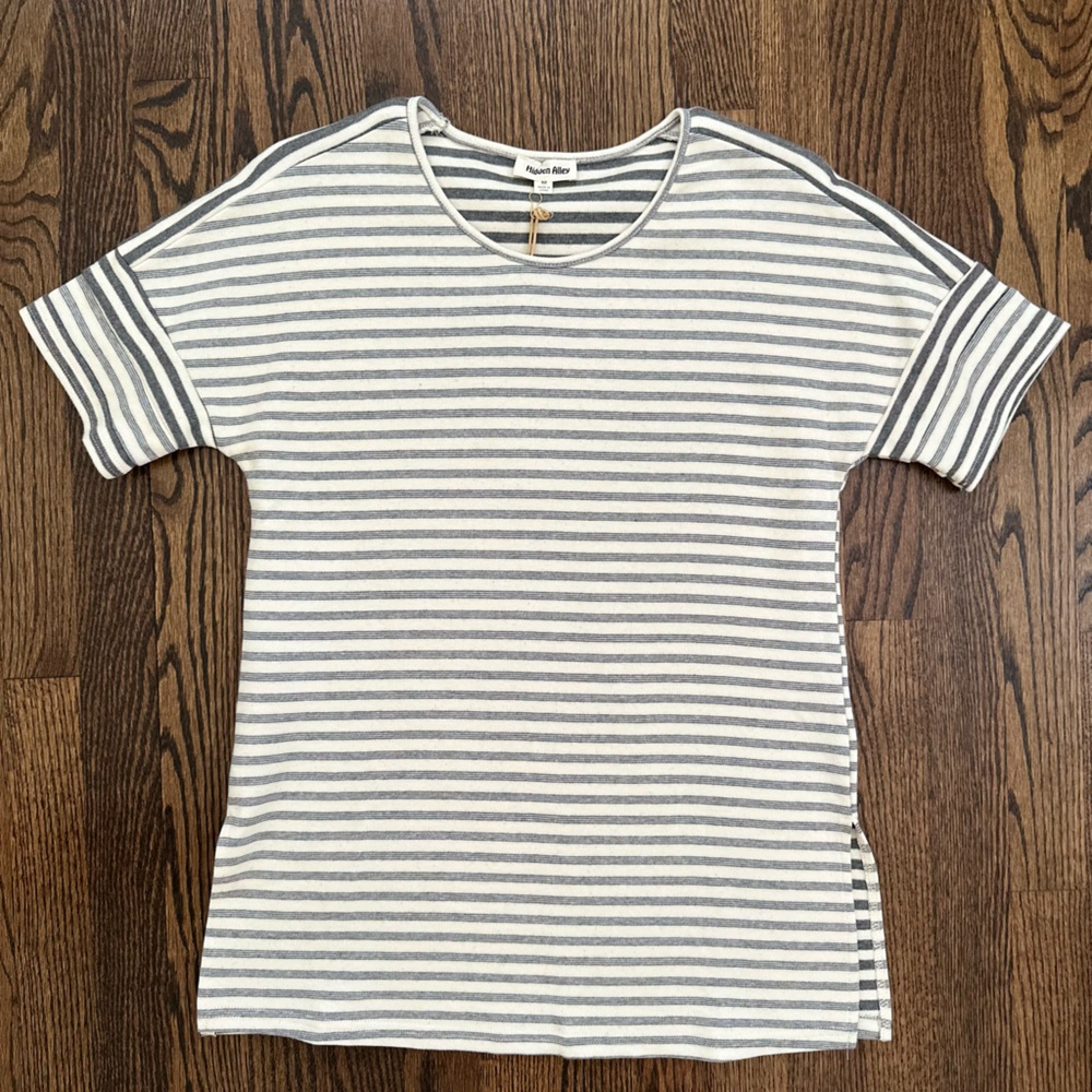Hidden Valley Striped Short Sleeve Top